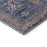 5' X 8' Blue And Purple Oriental Washable Area Rug With UV Protection