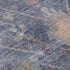 5' X 8' Blue And Purple Oriental Washable Area Rug With UV Protection