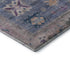 8' X 10' Blue And Purple Oriental Washable Area Rug With UV Protection