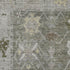 5' X 8' Pewter And Gray Oriental Washable Area Rug With UV Protection