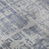 5' X 8' Blue And Purple Geometric Washable Area Rug With UV Protection