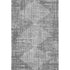 8' X 10' Gray And Silver Geometric Washable Area Rug With UV Protection