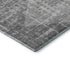 8' X 10' Gray And Silver Geometric Washable Area Rug With UV Protection