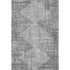 8' X 10' Gray And Silver Geometric Washable Area Rug With UV Protection