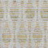 5' X 8' Ivory And Gold Striped Washable Area Rug With UV Protection