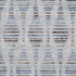 5' X 8' Light Taupe And Blue Striped Washable Area Rug With UV Protection