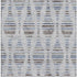 5' X 8' Light Taupe And Blue Striped Washable Area Rug With UV Protection