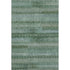 8' X 10' Sage And Blue Striped Washable Area Rug With UV Protection