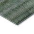 8' X 10' Sage And Blue Striped Washable Area Rug With UV Protection