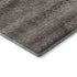 5' X 8' Chocolate And Gray Striped Washable Area Rug With UV Protection