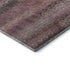 8' X 10' Pink And Gray Striped Washable Area Rug With UV Protection