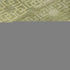 8' Sage And Gold Striped Washable Round Rug With UV Protection