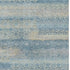 9' X 12' Teal And Beige Striped Washable Area Rug With UV Protection
