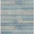 9' X 12' Teal And Beige Striped Washable Area Rug With UV Protection
