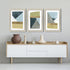Mountain View Collage Gold Framed Wall Art
