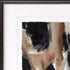 Baked Paintstrokes Black Framed Wall Art