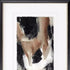 Baked Paintstrokes Black Framed Wall Art