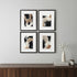 Baked Paintstrokes Black Framed Wall Art