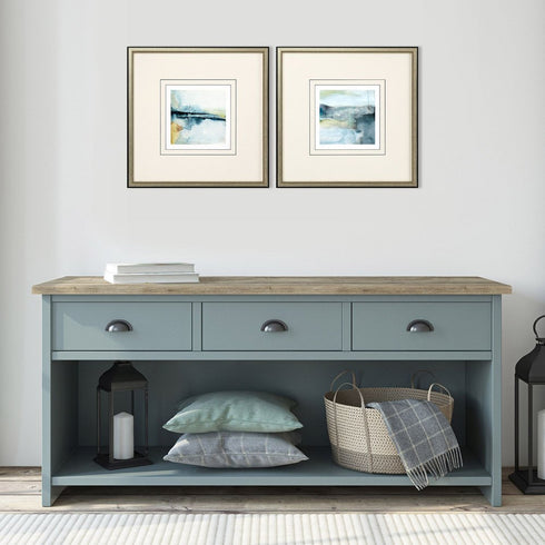 Misty Distance Silver Framed Wall Art