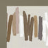 Strokes in Brown II Black Framed Wall Art