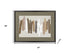 Strokes in Brown II Black Framed Wall Art