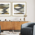 Natural Waves II Silver Framed Wall Art