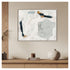 Abstract Drift Silver Floater Frame Wall Art