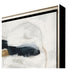 Abstract Drift Silver Floater Frame Wall Art