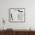 Abstract Drift Silver Floater Frame Wall Art