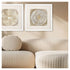 Emboss Beauty II White Framed Wall Art