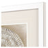 Emboss Beauty II White Framed Wall Art