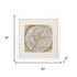 Emboss Beauty II White Framed Wall Art