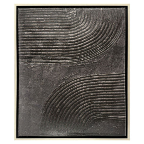 Embrace II Silver Floater Frame Wall Art