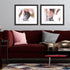 Antique Gold B Dark Brown Framed Wall Art