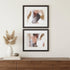 Antique Gold B Dark Brown Framed Wall Art