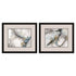 Meandering Dark Brown Framed Wall Art
