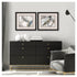 Meandering Dark Brown Framed Wall Art