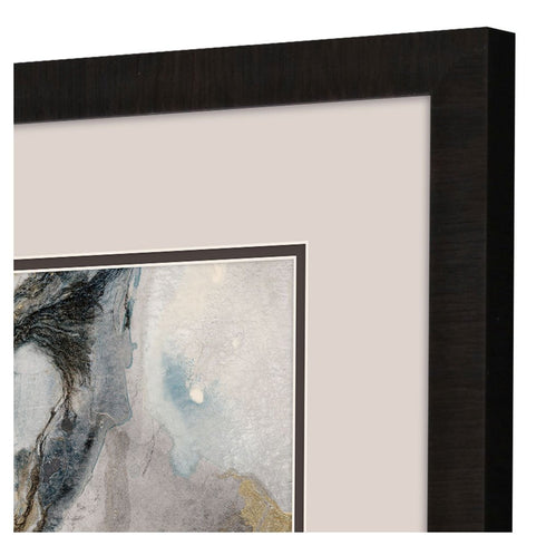 Meandering Dark Brown Framed Wall Art