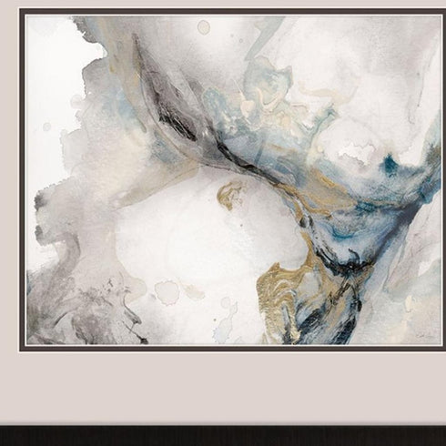 Meandering Dark Brown Framed Wall Art
