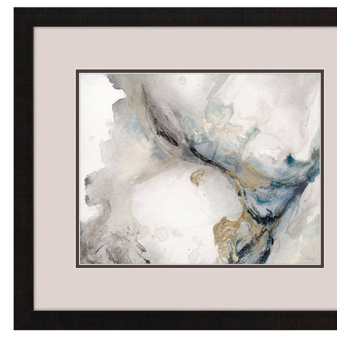 Meandering Dark Brown Framed Wall Art