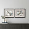 Meandering Dark Brown Framed Wall Art