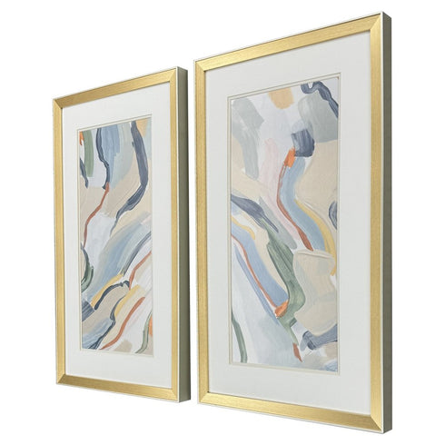 Pour Monsieur Gold Framed Wall Art