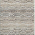 8' X 10' Beige And Ivory Abstract Geometric Washable Area Rug With UV Protection