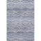 5' X 8' Blue And Ivory Abstract Geometric Washable Area Rug With UV Protection