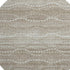 8' Khaki And Ivory Abstract Geometric Washable Round Rug With UV Protection