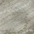 8' Khaki And Ivory Abstract Geometric Washable Round Rug With UV Protection