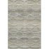 5' X 8' Pewter And Ivory Abstract Geometric Washable Area Rug With UV Protection