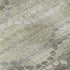 5' X 8' Pewter And Ivory Abstract Geometric Washable Area Rug With UV Protection