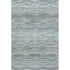 8' X 10' Teal And Ivory Abstract Geometric Washable Area Rug With UV Protection