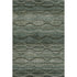 5' X 8' Sage And Gray Abstract Geometric Washable Area Rug With UV Protection